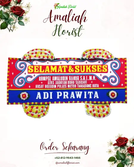 Papan Bunga Ucapan Selamat Belantikan Raya